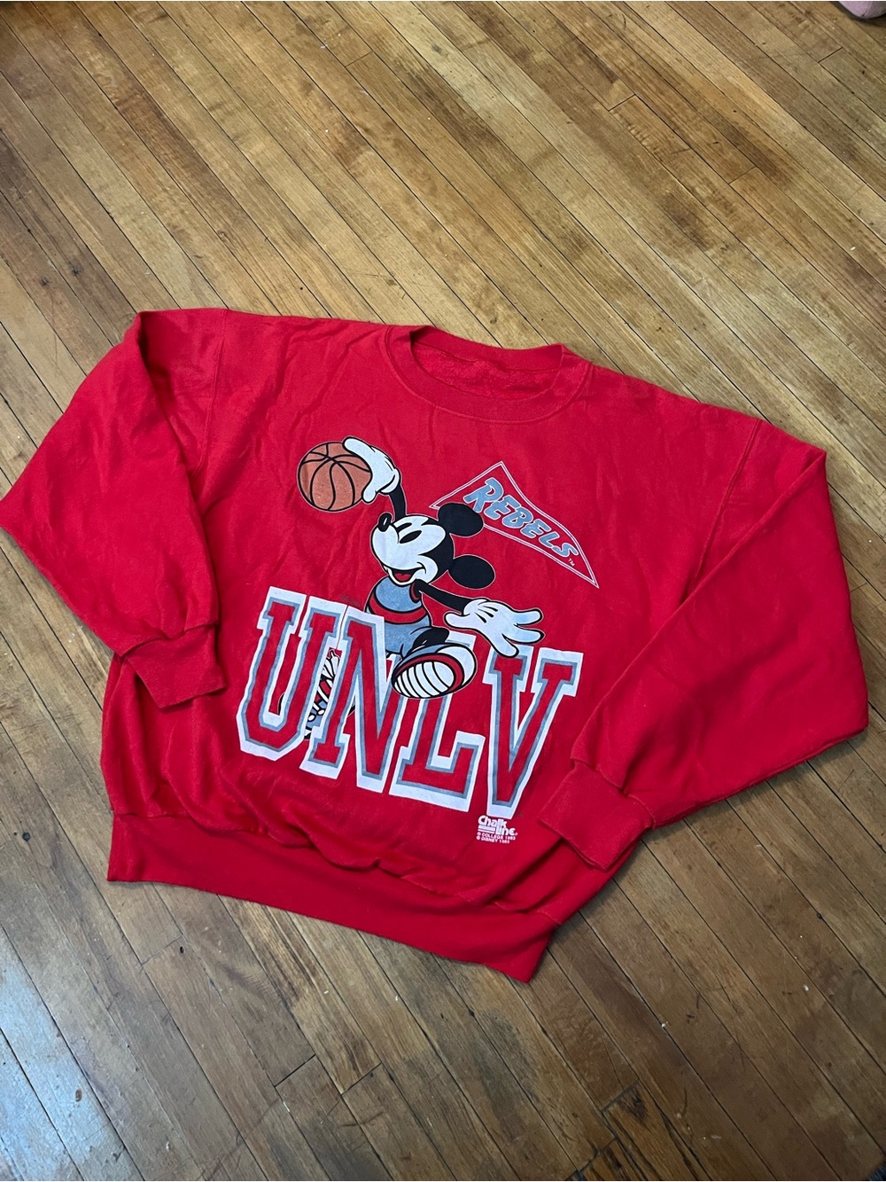 Vintage 1990s UNLV NCAA x Mickey sweatshirt